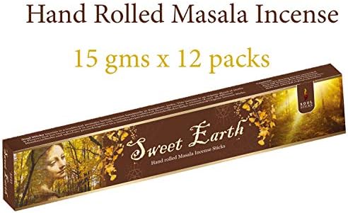 Soul Sticks Natural Sweet Earth Incense Sticks 180g Box
