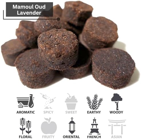 Mamoul Oud Lavender 80g Bakhoor Disks