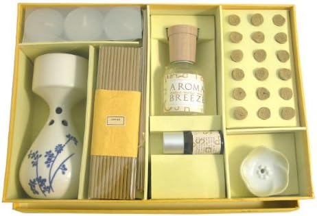 Wrapables Serenity Aromatherapy Incense and Oil Set Lemon