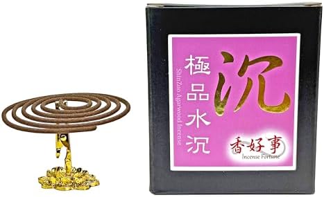 SZ ShinZuo Agarwood Incense Coils 48pcs - Taiwan Style Daily Use