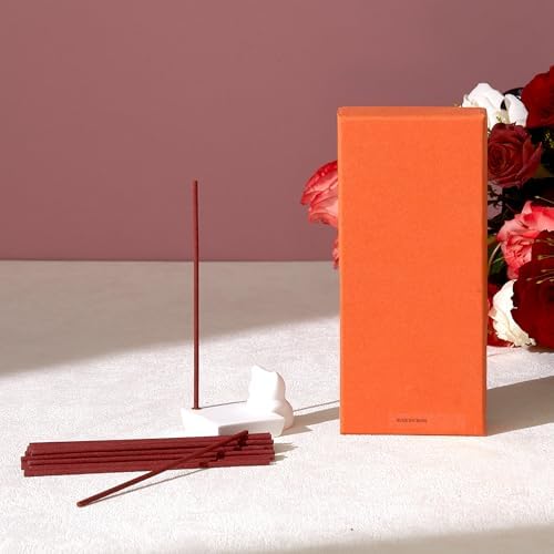 Rose Incense Sticks - 120 Natural Sticks for Relaxation Air Purification
