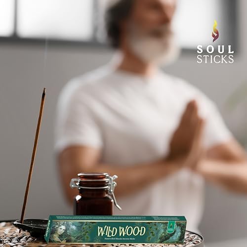 Soul Sticks Natural Incense Sticks Wild Wood 180 Gram Box