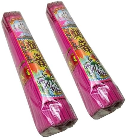 340 Sticks Chinese Joss Incense Set Natural Wood Handmade Guanyin Incense for Home Temple and Ancestor Worship