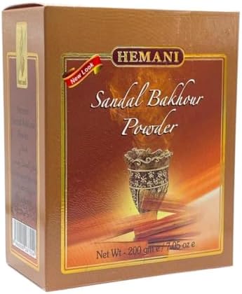 HEMANI Sandal Bakhour Powder - Natural Aromatherapy 200g