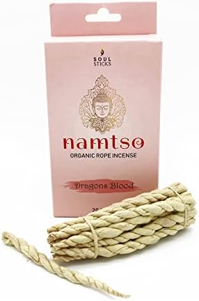 Soul Sticks Namtso Tibetan Handmade Rope Incense 20 Sticks Dragon Blood