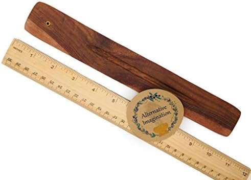 Nag Champa Incense Sticks with Wooden Holder - 100 Gram Box for Meditation and Spiritual Home Decor