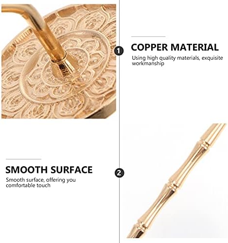 DOITOOL Incense Ash Press Brass Tool Set