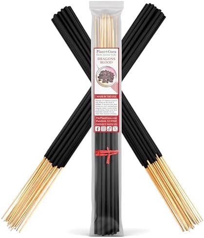 PlantGuru Dragons Blood Incense Sticks Jumbo 19 Inch