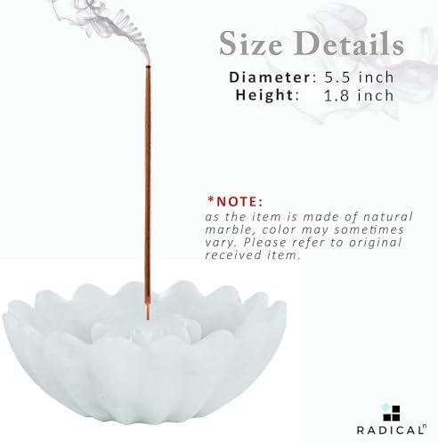 Radicaln Marble Incense Holder Set for Home Decor