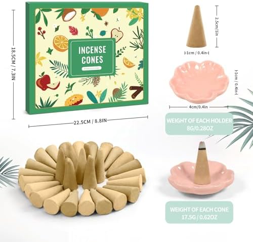 SCENTORINI Incense Cones Set 120 Pieces