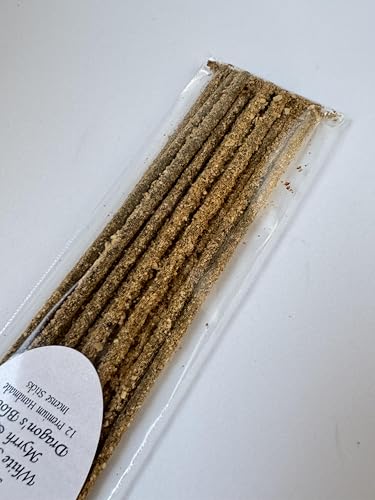 White Sage Myrrh Dragons Blood Lotus Incense Set of 12