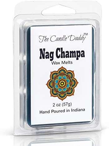 The Candle Daddy Nag Champa Incense Wax Cubes 2 Packs 4 Ounces Total