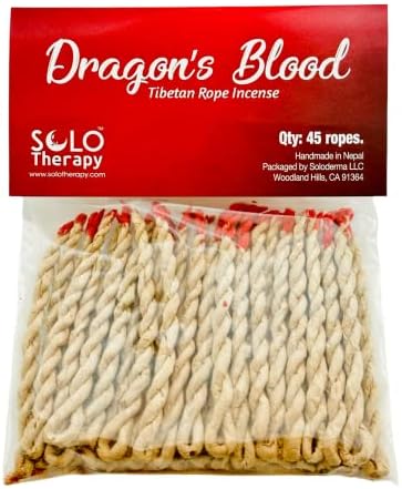 Dragons Blood Tibetan Rope Incense - 45 Ropes