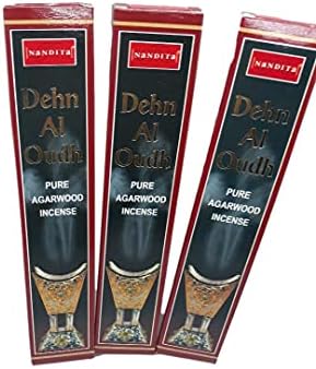 Pack of Three Boxes Nandita Dehn Al Oudh 15g Incense Sticks