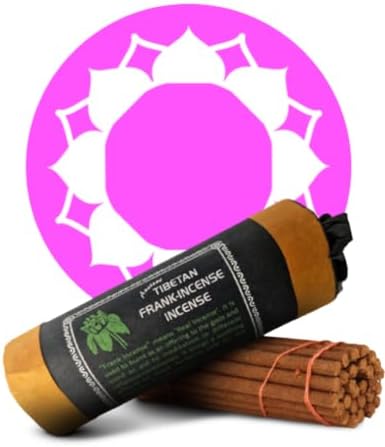 Natural Frankincense Incense Sticks - 30 Pack with Wooden Burner
