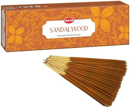 HEM Sandalwood Incense Sticks 100g - Premium Aromatic
