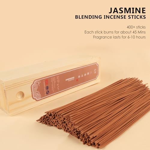 AEIUER 400 Pieces Jasmine Blending Incense Sticks