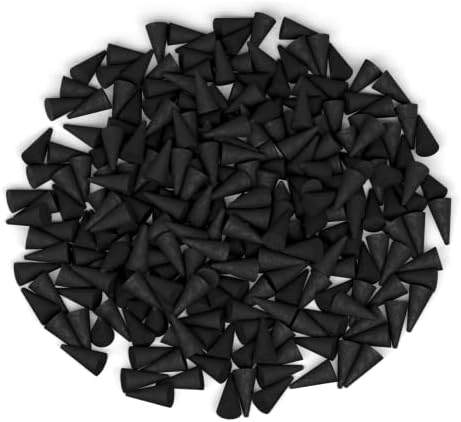 50 Natural Charcoal Incense Cones for DIY Aromatherapy