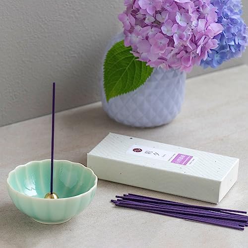 Asayu Japan Traditional Smoke Incense Sticks Sandalwood Rose Blend 40gr for Relaxation Meditation Yoga