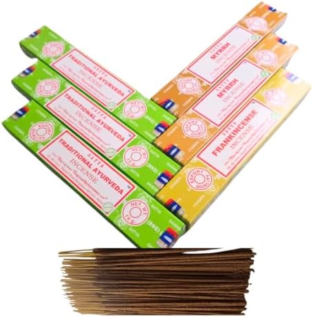 ANKCIENSE Incense Holder Pack of 3 with 90 Sticks
