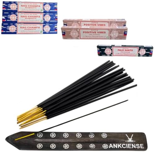 ANKCIENSE Incense Holder with 3 Fragrances Pack of 3
