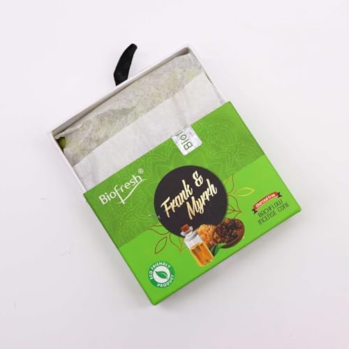Frank Myrrh Incense Dhoop Cones - 40 Per Box Natural Charcoal-Free