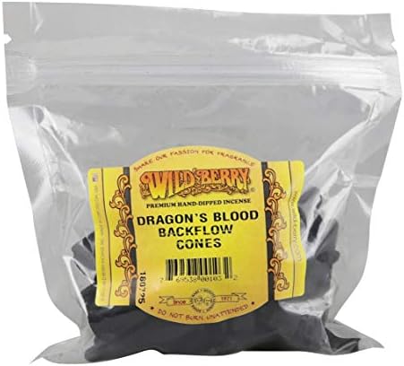 25pc Wild Berry Back Flow Cone Incense Dragons Blood