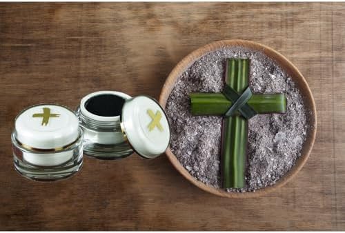 100 Pure Black Palm Ash for Ash Wednesday - 100 Servings