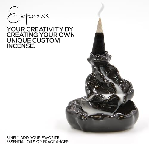 60 Natural Charcoal Incense Cones for DIY Aromatherapy