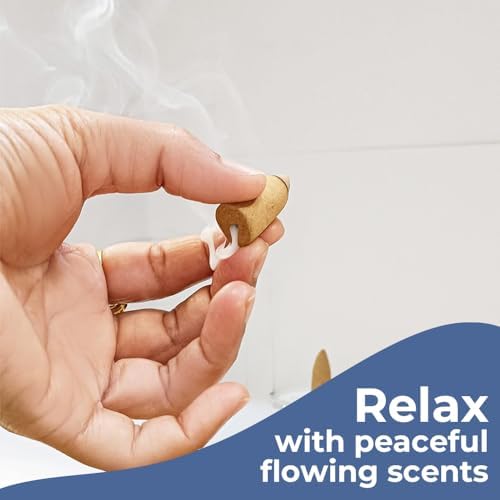 ARO VATIKA Backflow Natural Masala Incense Cones 50 Pack A
