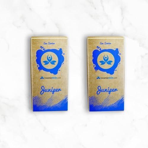 Zen Cones Juniper Incense Cones 2 Pack Pure Woody Fragrance