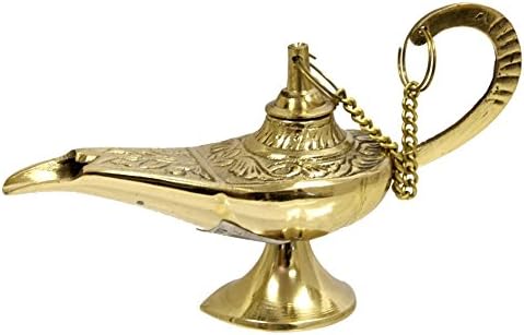 GSM DISTRIBUTION Brass Aladdin Genie Lamps Incense Burners 1
