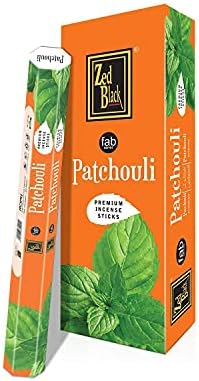 ZED BLACK Premium Patchouli Incense Sticks - 120 Total
