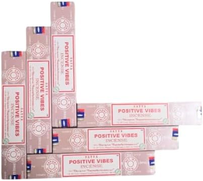 ANKCIENSE Incense Stick Holder with 6 Packs of Positive Vibes Incense