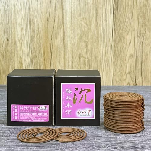 SZ ShinZuo Agarwood Incense Coils 48pcs - Taiwan Style Daily Use