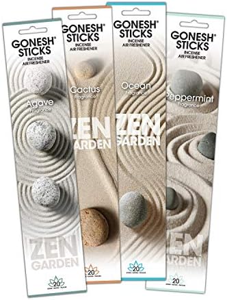 Gonesh Zen Garden 4-Pack Incense Sticks
