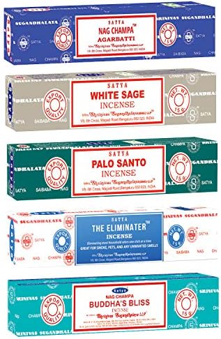 Satya Nag Champa Incense Sticks 5 Pack Assortment