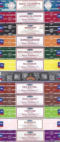 Satya Incense Variety Pack 12 Scents