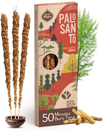 4pcs Wildly Harvested Palo Santo Incense Sticks - Non-Toxic Aromatic 67 Long