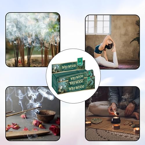 Soul Sticks Natural Incense Sticks Wild Wood 180 Gram Box