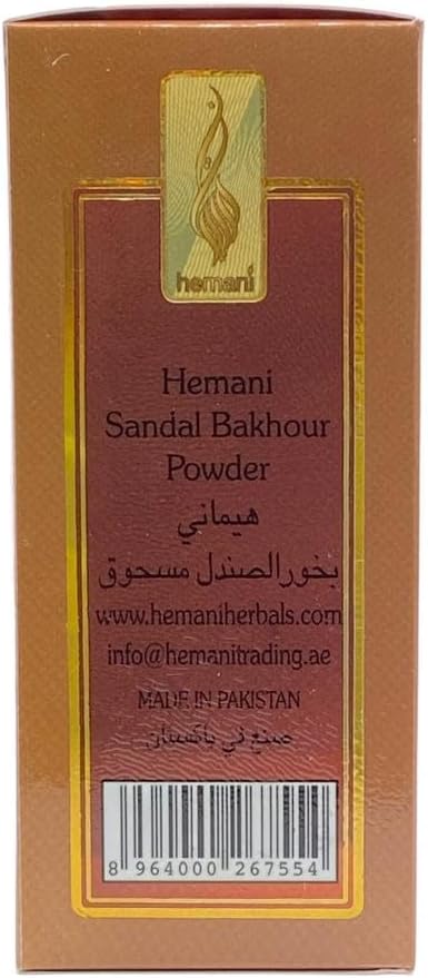 HEMANI Sandal Bakhour Powder - Natural Aromatherapy 200g