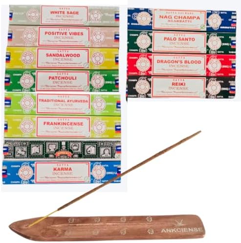 Satya Nag Champa Incense Variety Pack with Holder