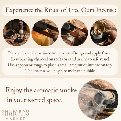 Shamans Market Copal Resin Incense - Peruvian Negro - Black - 1 oz 1