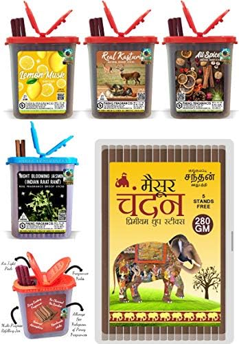 Parag Fragrances Musk Amber Premium Dhoop Sticks 100gm Monthly Pack