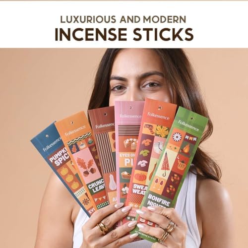 Folkulture Fall Incense Set of 6 with 45 Min Burn Time