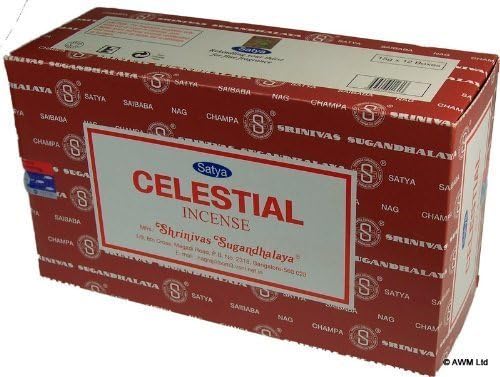 Satya Nag Champa Celestial Incense Sticks - 12 Pack Box
