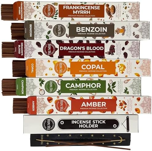 Trumiri Incense Sticks 120 Pack with Holder