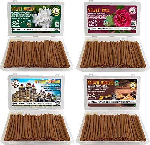 Parag Fragrances Musk Amber Premium Dhoop Sticks 100gm Monthly Pack