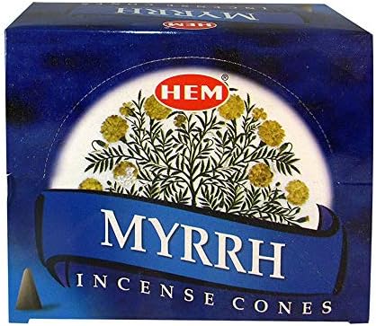 Trumiri Myrrh Incense Cones and Cone Burner Set