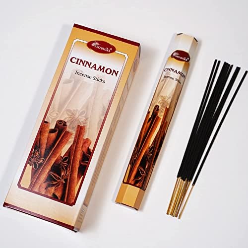 ARO VATIKA Cinnamon Hexa Incense Sticks Pack of 6